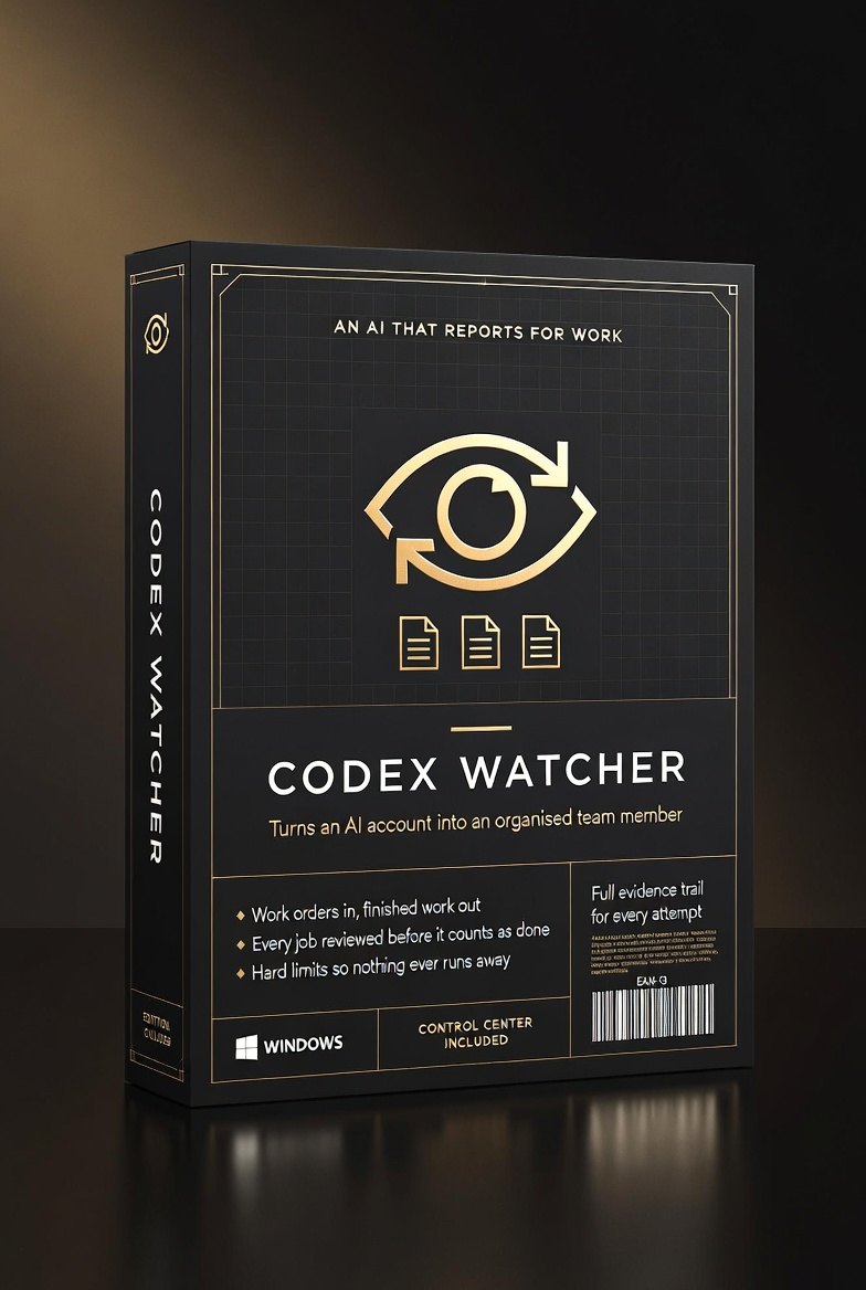 Codex Watcher product box
