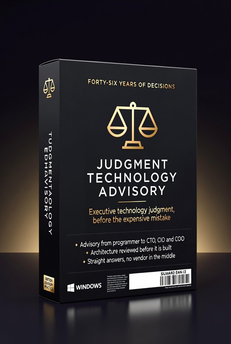 Judgment Technology Advisory product box